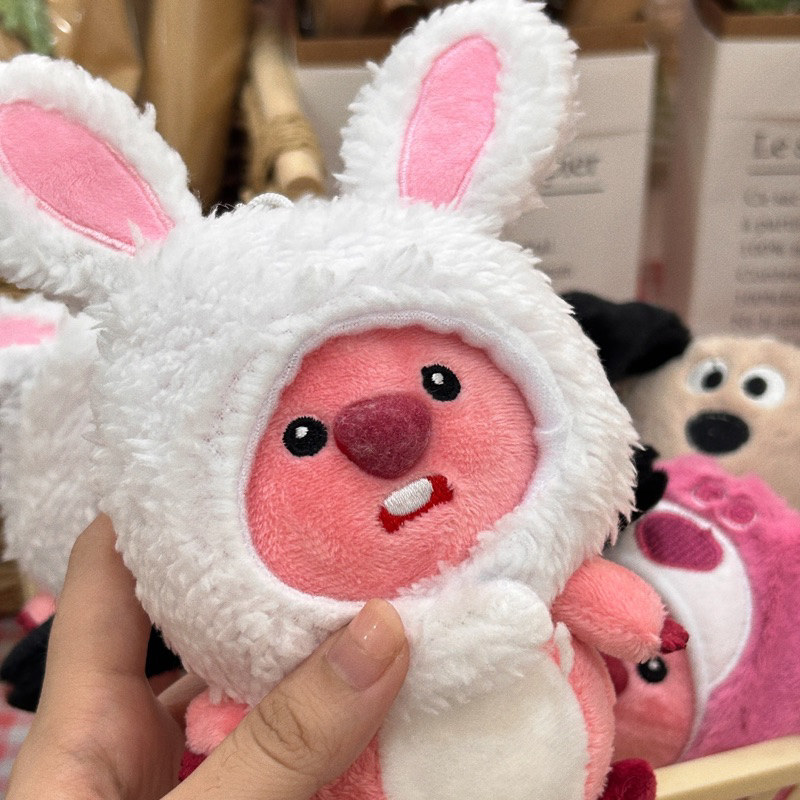 MÓC KHOÁ GẤU BÔNG HẢI LY LOOPY SIÊU CUTE  - tiệm nhà chun