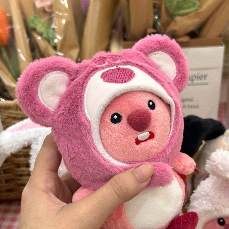 MÓC KHOÁ GẤU BÔNG HẢI LY LOOPY SIÊU CUTE  - tiệm nhà chun