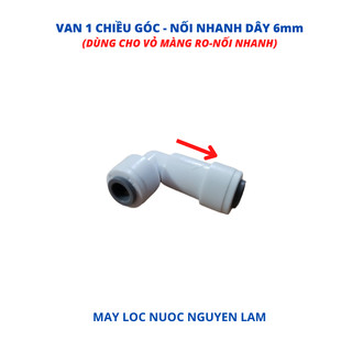 Van Một Chiều Máy Lọc Nước RO - (Loại Góc Nối Nhanh Dây 6mm)