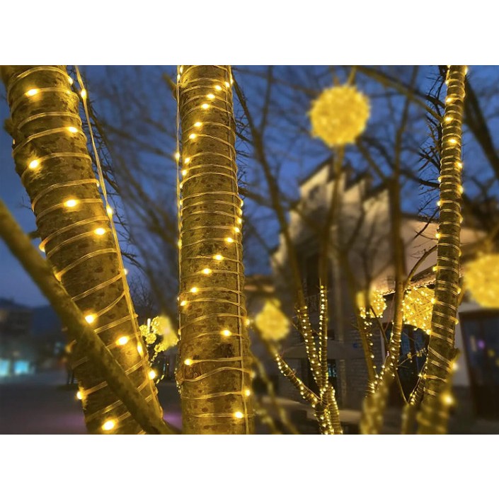 ĐÈN LED CHỚP NHÁY HẠT GẠO FAIRY LIGHT ĐOM ĐÓM KÍN NƯỚC 10 MÉT