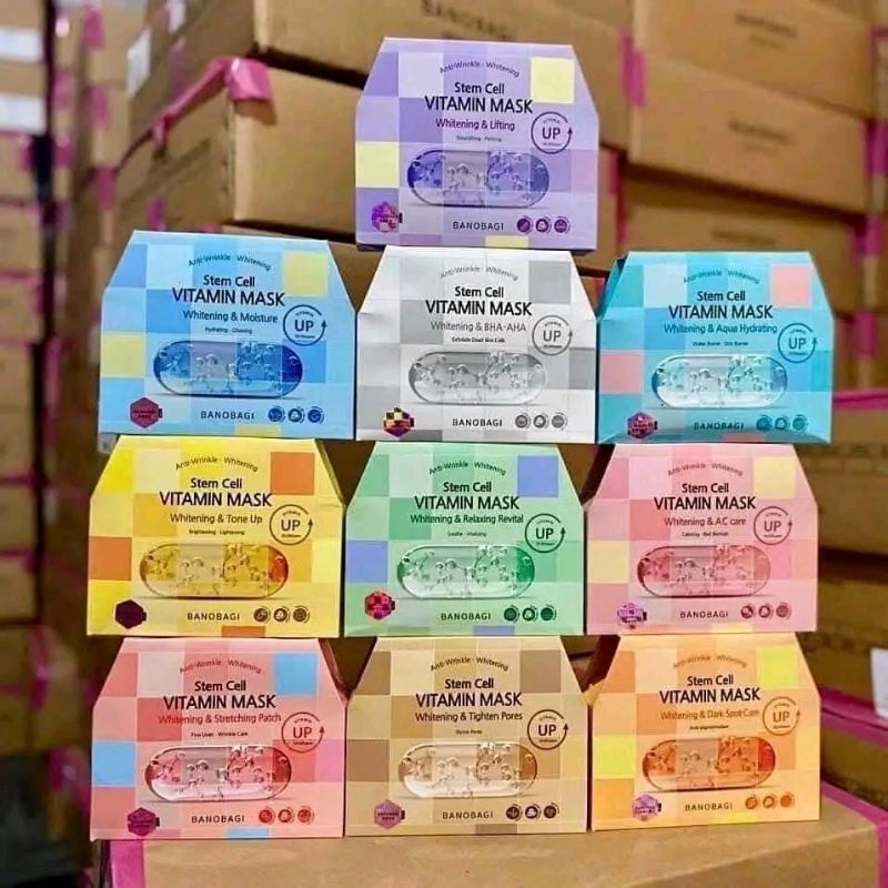 𝐌ặ𝐭 𝐍ạ 𝐁𝐚𝐧𝐨𝐛𝐚𝐠𝐢 𝐒𝐭𝐞𝐦 𝐂𝐞𝐥𝐥 𝐕𝐢𝐭𝐚𝐦𝐢𝐧 - MASK Banobagi 𝗽𝗵𝗶𝗲̂𝗻 𝗯𝗮̉𝗻 𝗺𝗼̛́𝗶 - 𝐜𝐨̂𝐧𝐠 𝐝𝐮̣𝐧𝐠 “double tinh chất