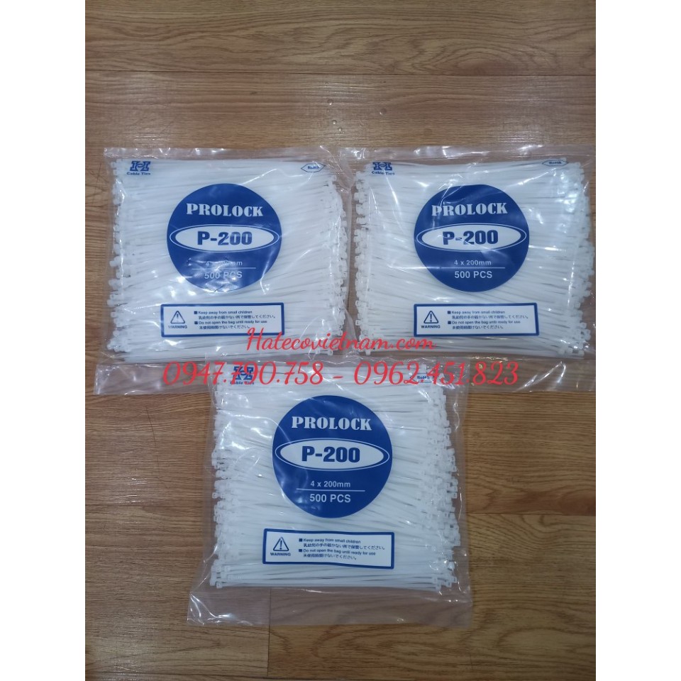 Dây thít size 4x200mm  - Dây rút nhựa