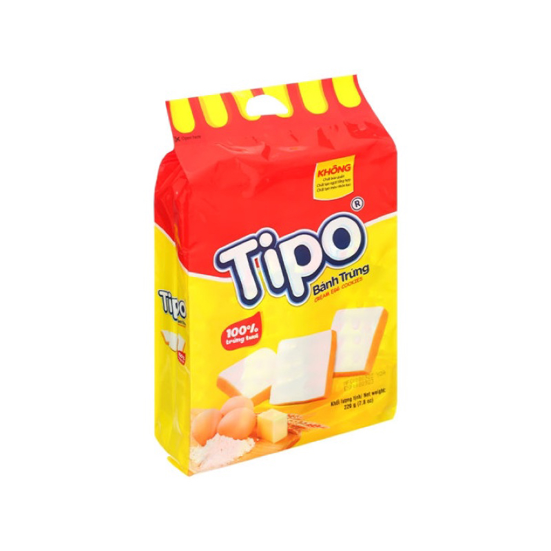 Bánh trứng TIPO Hữu nghị túi 220g