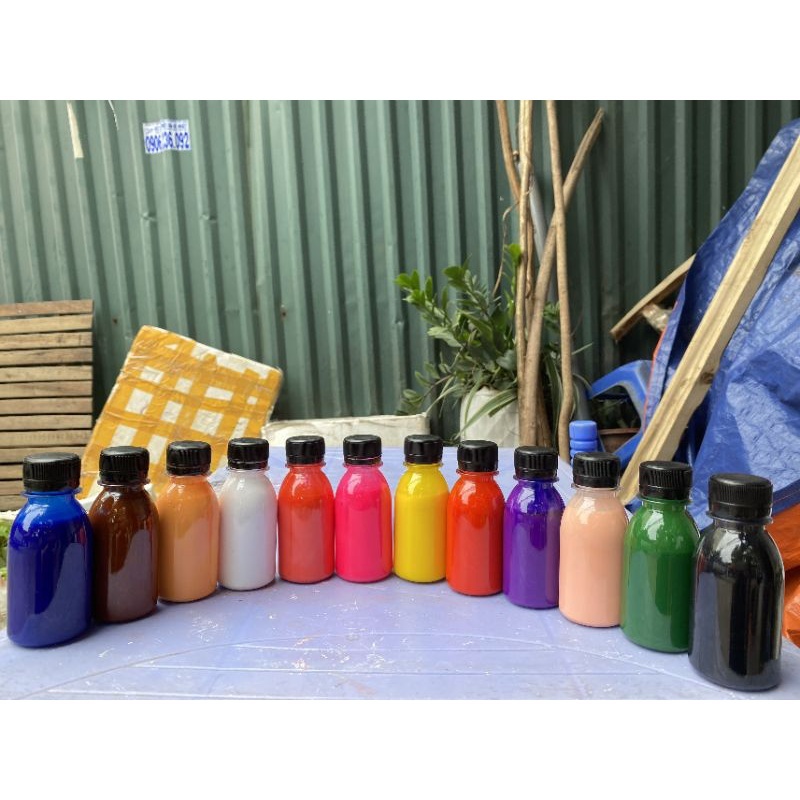 Combo 12 chai màu tô 100 ml