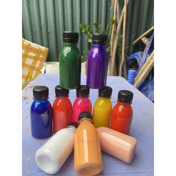 Combo 12 chai màu tô 100 ml