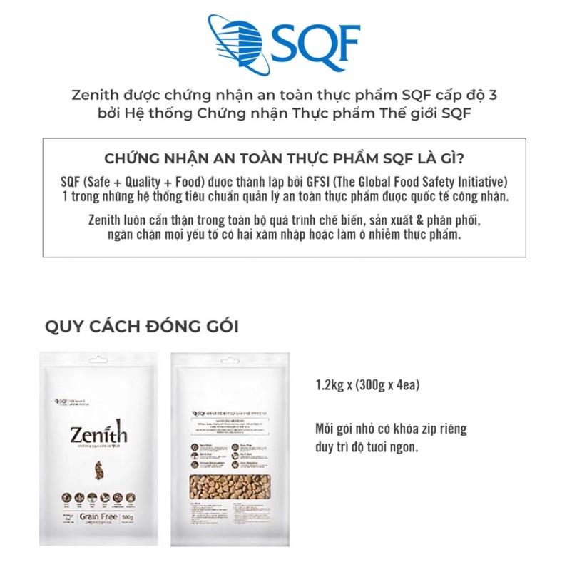 Hạt cho mèo Zenith mềm mọi lứa tuổi loại 1,2kg