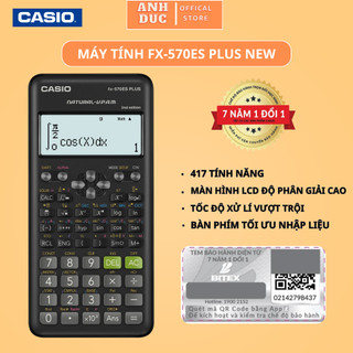 Máy tính casio fx 570es plus chính hãng có tem chống hàng giả bitex quét qr bảo hành miễn phí 7 năm tại ứng dụng bitex
