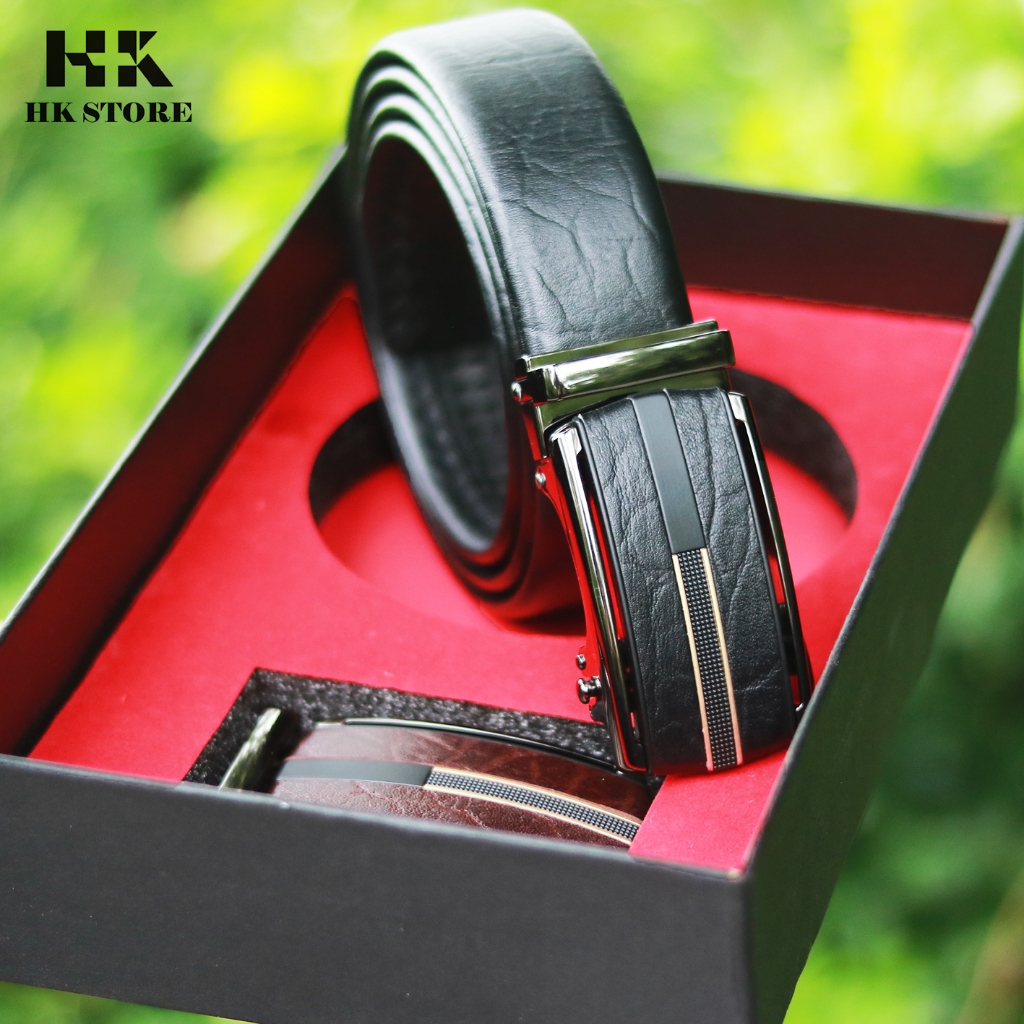 Dây lưng nam da voi hàng cao cấp, sản phẩm fullbox siêu đẹp - bảo hanh 12 tháng - kiểu dáng sang chảnh siêu đẹp