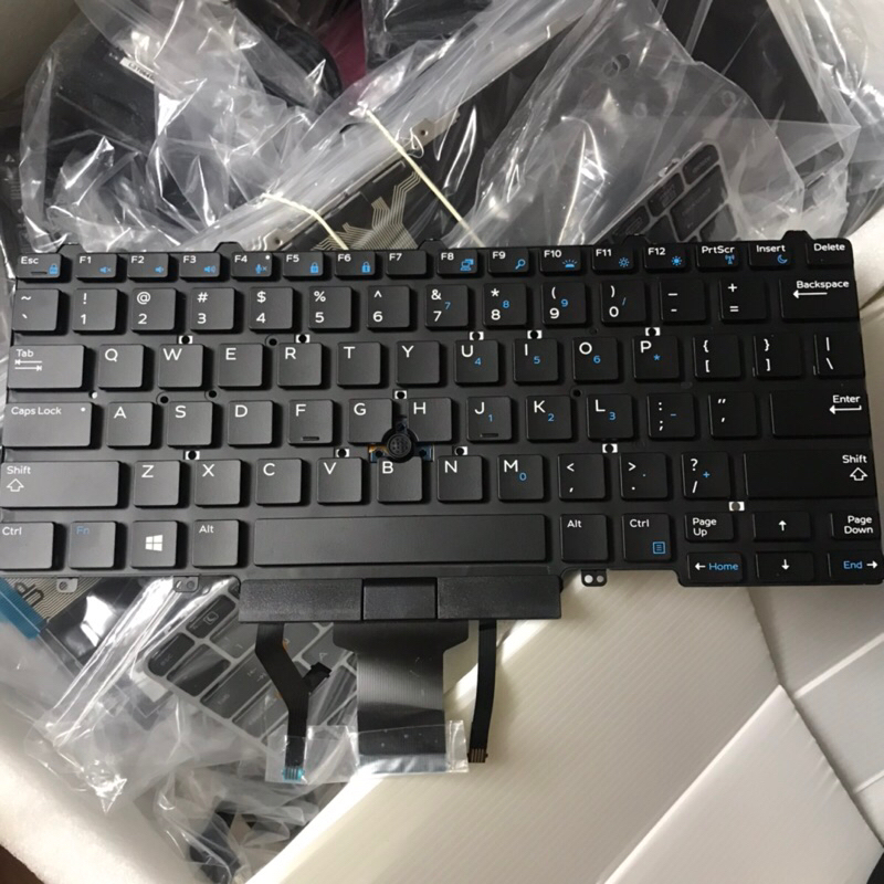 Phím Dell Latitude E5450 E5470 E5450 E7470 7480 7490 5480 Zin loại có Chuột và Đèn LED