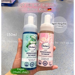 Bọt rửa mặt BALEA Đức KO Gây Khô Da - sữa rửa mặt tạo bọt Thuần chay Vegan