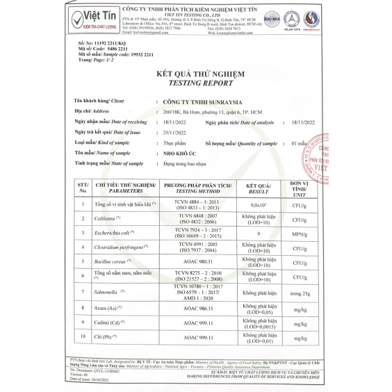 Nho khô cao cấp Úc Sunraysia Crimson nguyên cành 450g