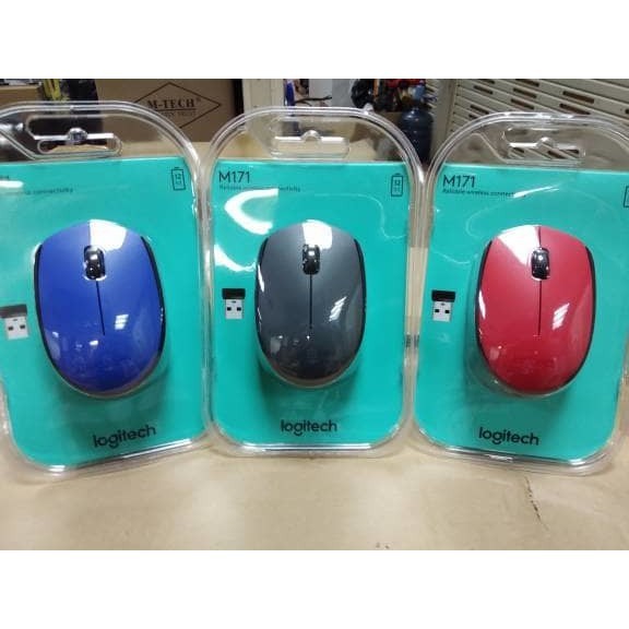 Chuột không dây Logitech M171 thương hiệu từ Thụy Sĩ - Hàng chính hãng