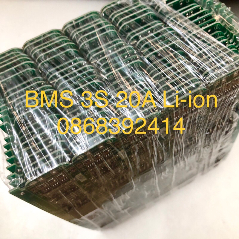 BMS 3S 20A Li-ion 18650 mạch sạc xả bảo vệ pin Lithium