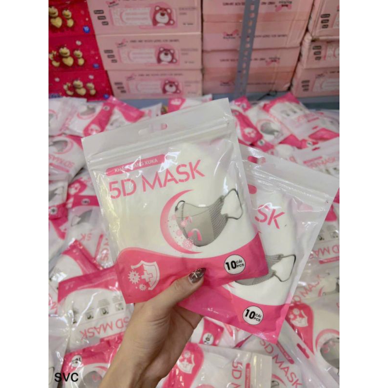 Combo 100 cái khẩu trang 5D mask