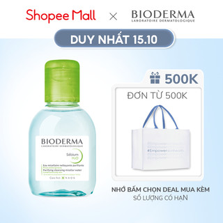 Dung dịch làm sạch và tẩy trang công nghệ Micellar Bioderma Sebium H2O - 100ml