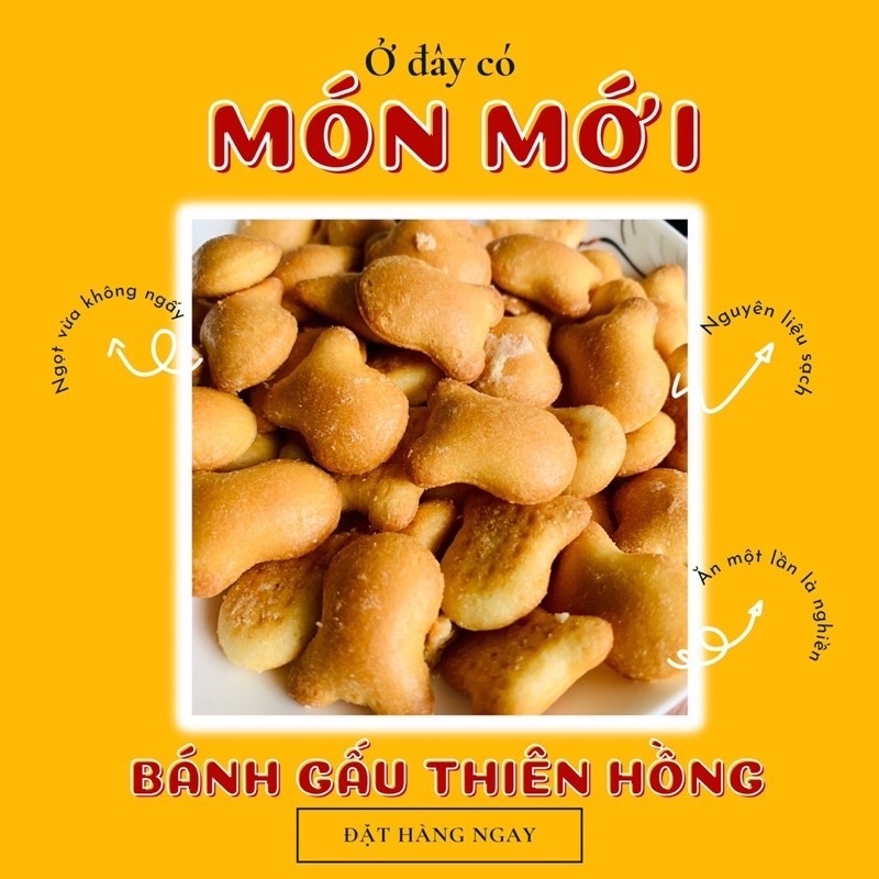 Bánh Gấu Nhân Kem Food Store Hộp 500gram, Bánh Gấu Nhân Kem Thơm Ngon Gòn Tan Béo Ngậy