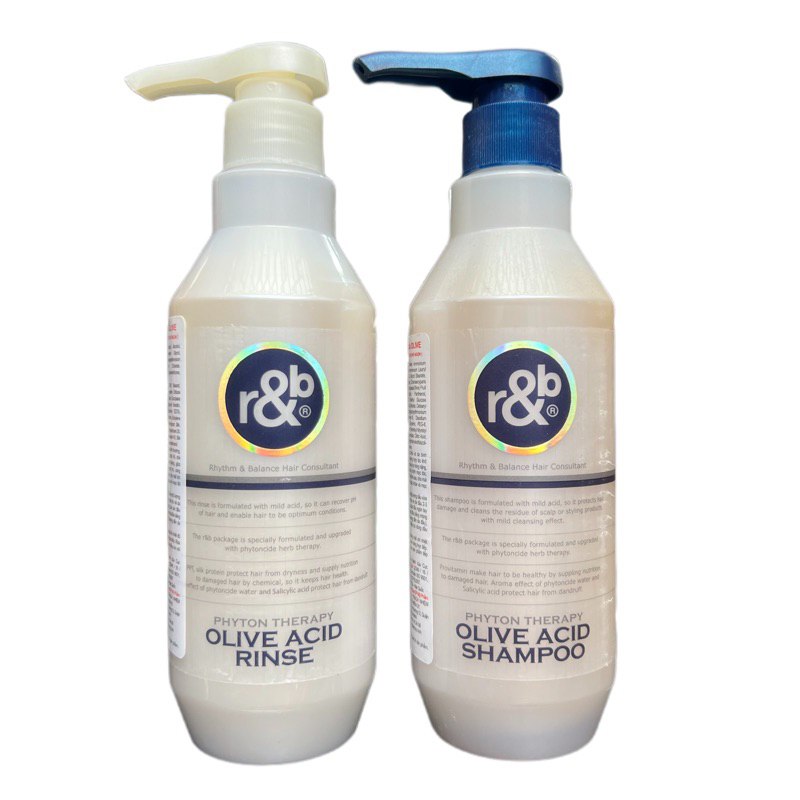 Gội xả thảo dược R&B Olive Acid 450mlx2
