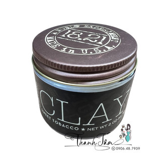 Sáp vuốt tóc 18.21 man made clay 56gr | new 2024 |