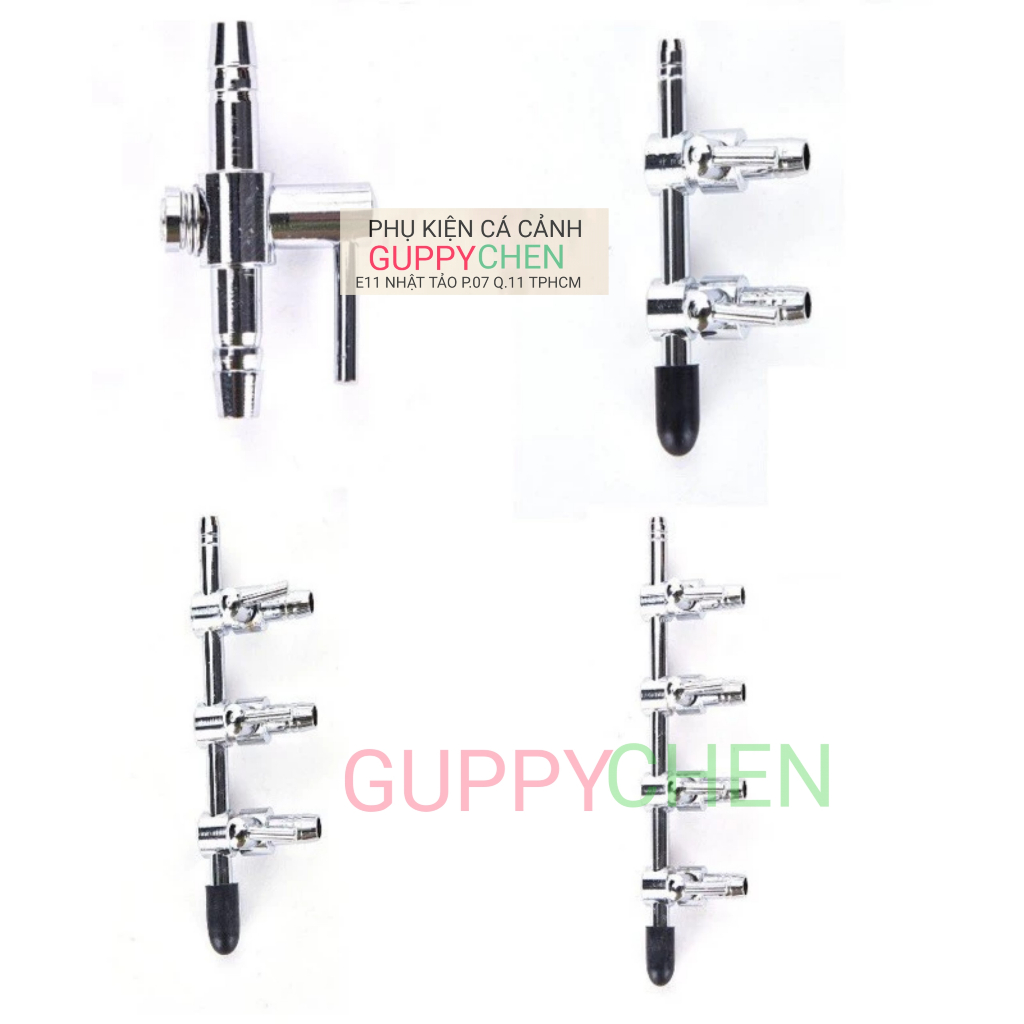 Van inox chia oxy dùng cho hồ cá