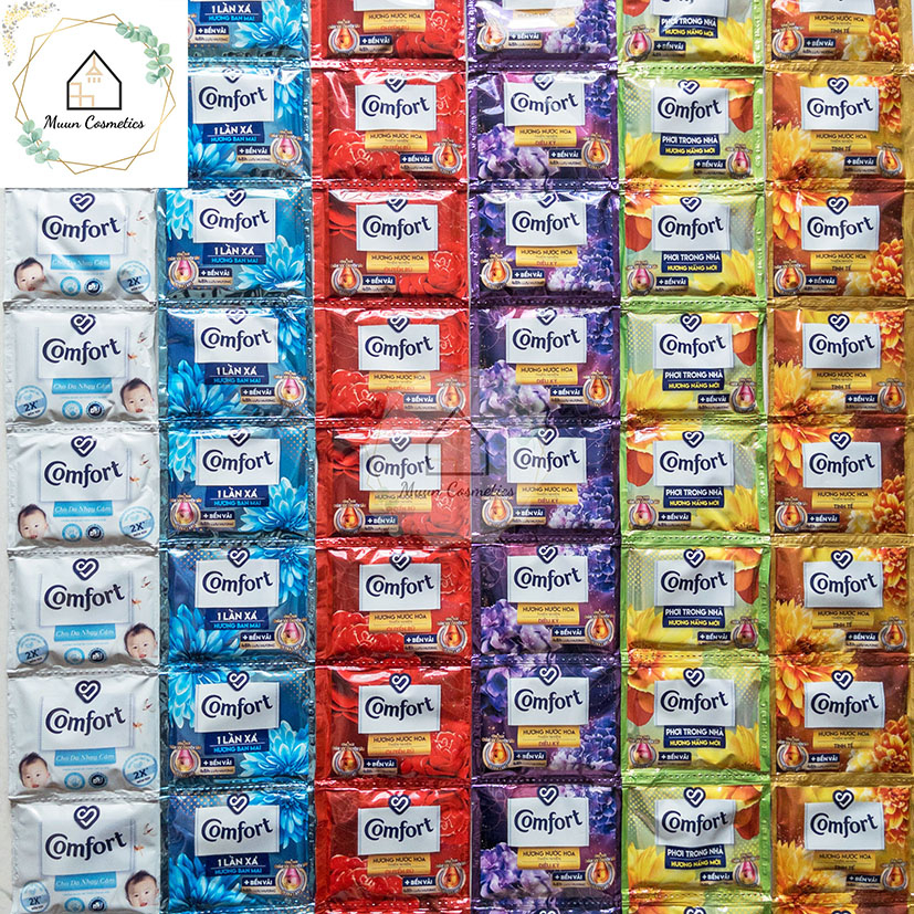 Nước xả vải compho 1 gói _20ml, nước xả quần áo giữ mùi thơm lâu, lan hương