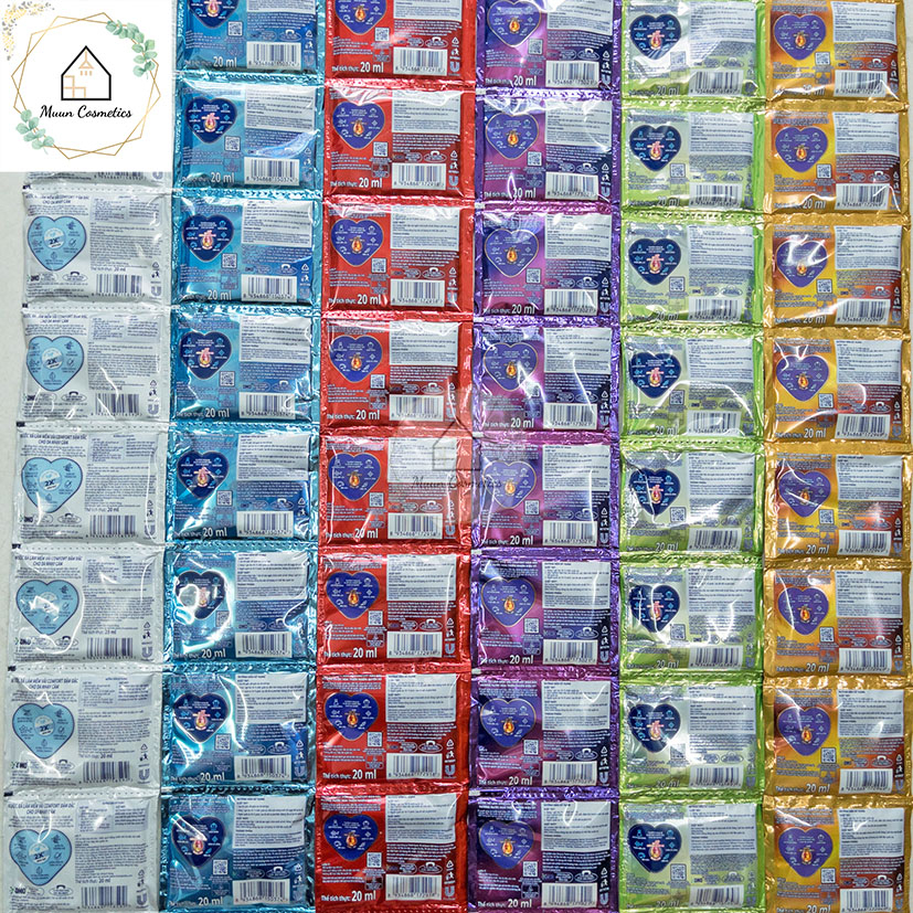 Nước xả vải compho 1 gói _20ml, nước xả quần áo giữ mùi thơm lâu, lan hương