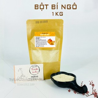 Bột bí ngô sấy lạnh 1kg , bột bí đỏ nguyên chất, thơm, ngọt - Lãn Ông
