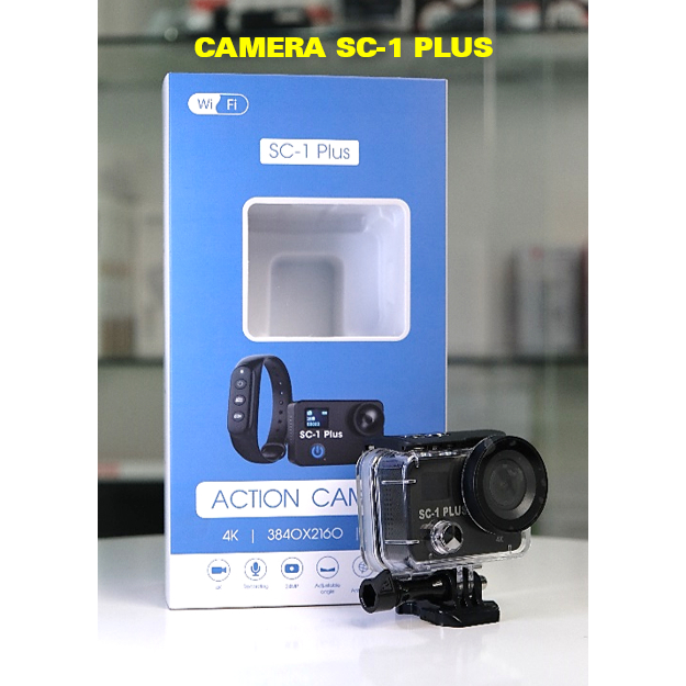 Camera Hành Trình Xe Máy SC-1 PLUS - Tặng Kèm 1 Pin + 1 Dock Sạc Đôi