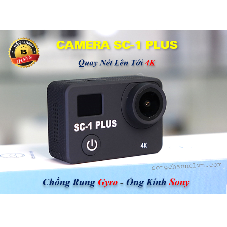 Camera Hành Trình Xe Máy SC-1 PLUS - Tặng Kèm 1 Pin + 1 Dock Sạc Đôi