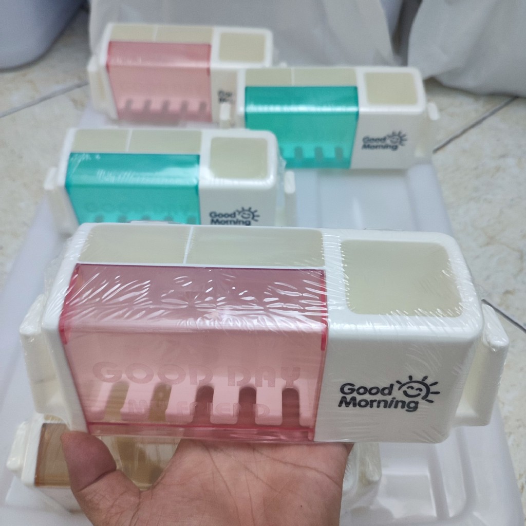 💝Kệ treo bàn chải, kem đánh răng dán tường - Giá treo bàn chải - HÀNG VIỆT NAM💝