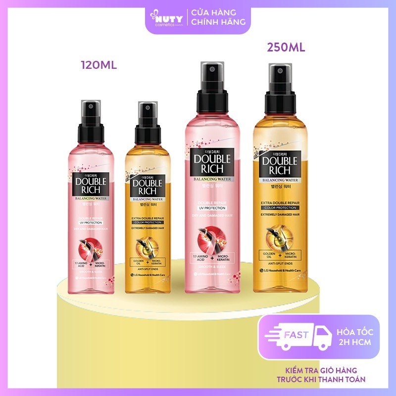 Nước Xịt Dưỡng Tóc Double Rich Extra Double Repair 120ml, 150ml