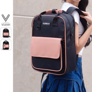 Balo Laptop nữ đẹp Gumely ViAnh Store dễ thương đi làm đi học đi chơi để laptop 14 15 15,5 inch GU09AA