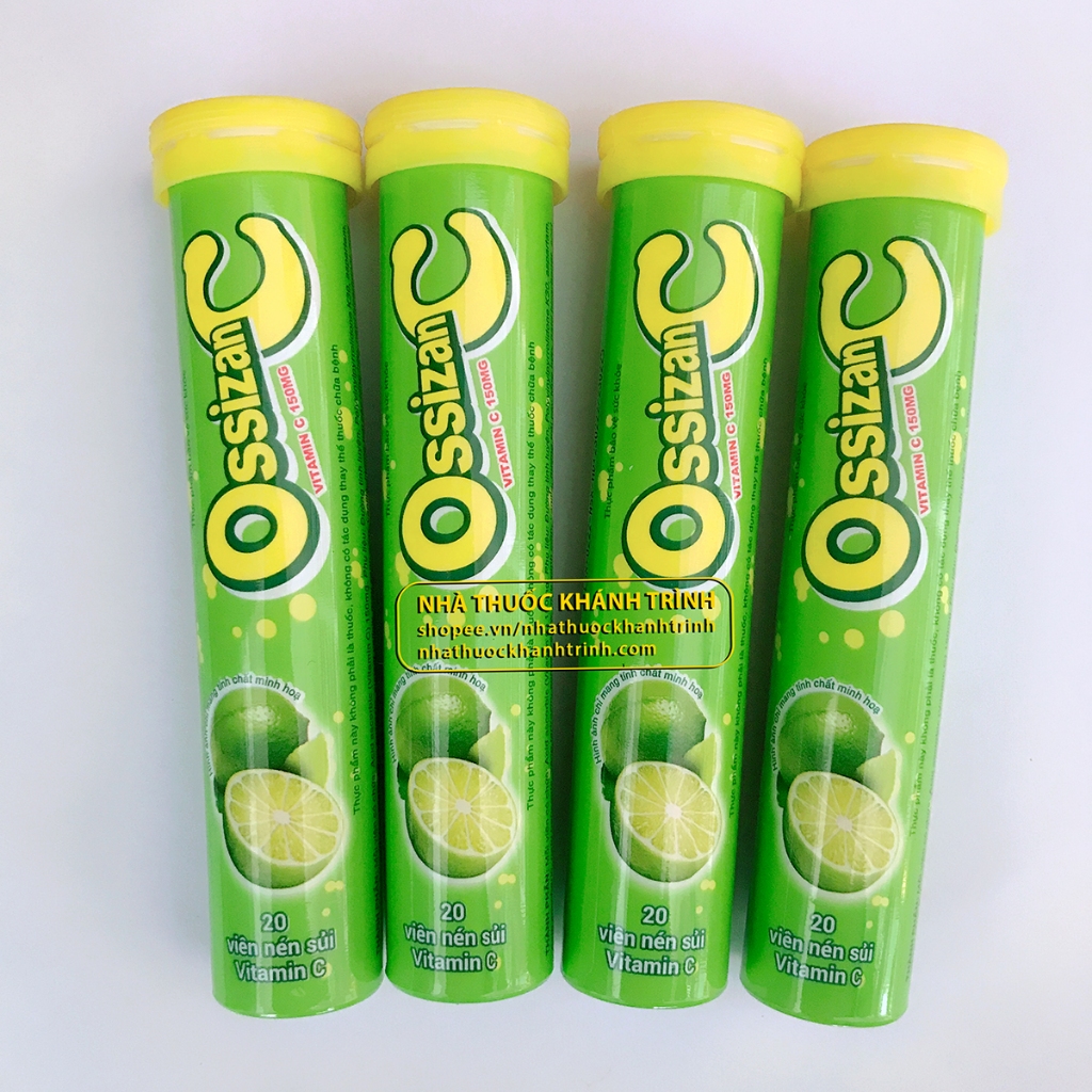Viên sủi Vitamin C - vị chanh thơm ngon, giải khát, tăng lực