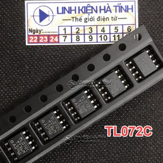 5 con ic tl072c tl072cdr tl072 072 sop-8 mới