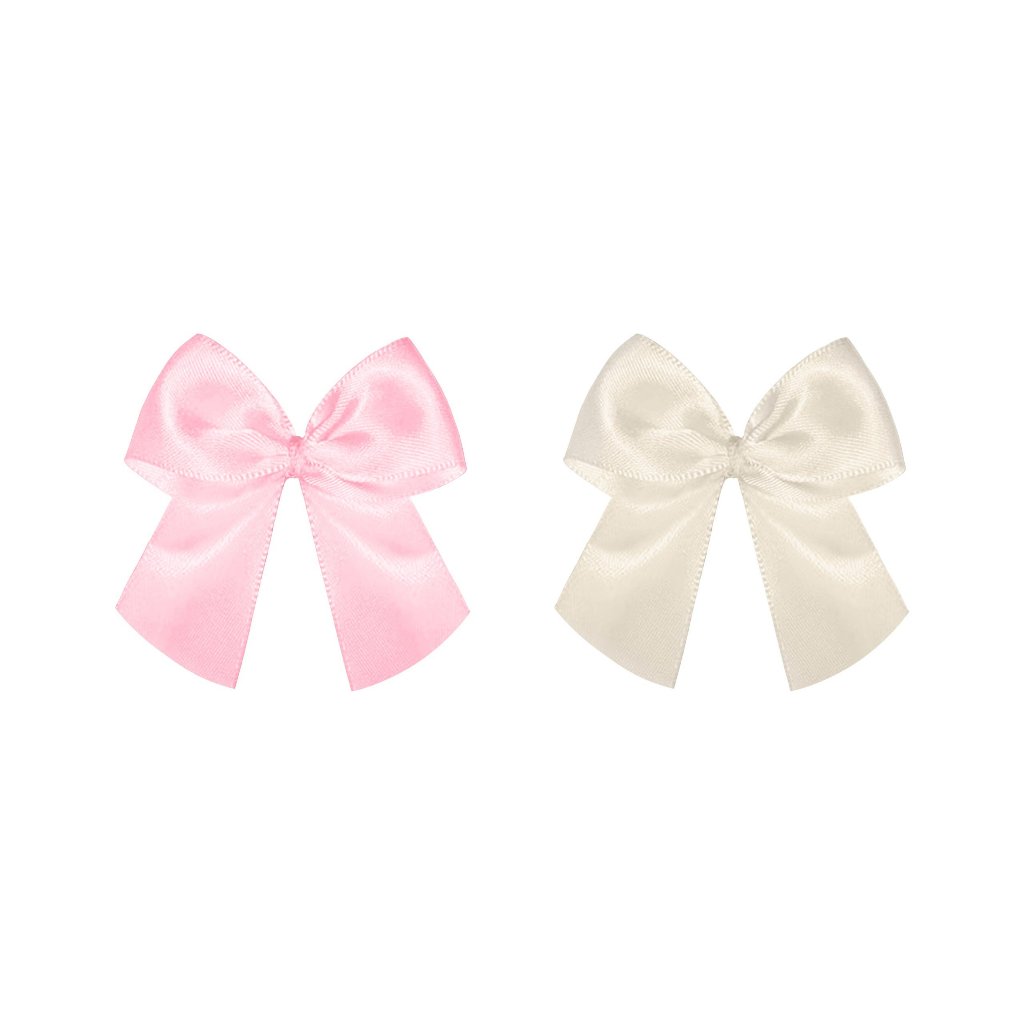 Túi quà nơ ghim màu kem và hồng Kill System