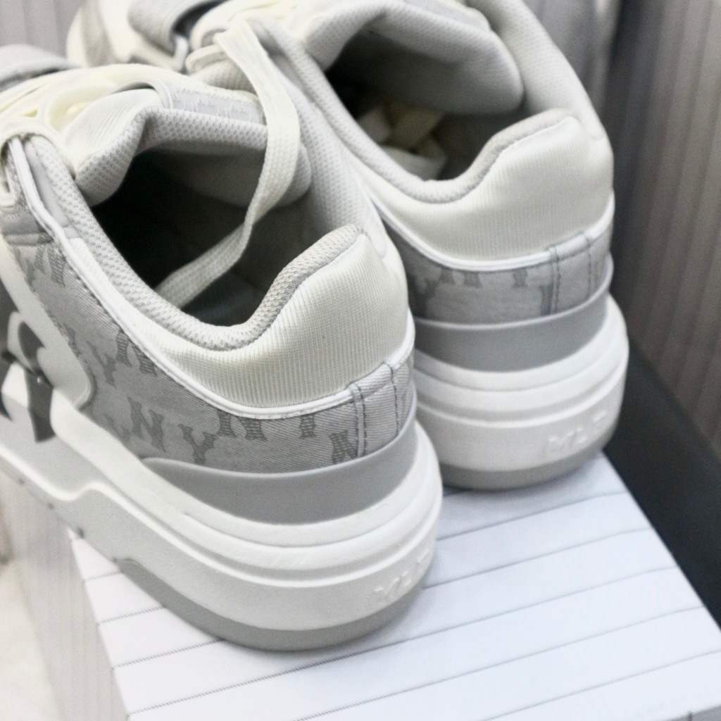 GIÀY MLB CHUNKY LINER MID MONOGRAM NY YANKEES - XÁM DENIM  - CODE: 3ASXCDN3N50GRS