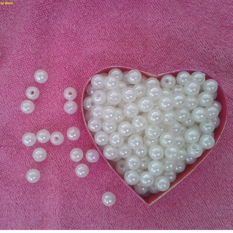 10-25-50gam hạt châu có lỗ 8mm, ngoc trai nhựa, hạt bẹt, cườm nhiều màu