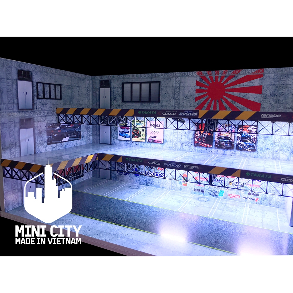 Garage đỗ xe 2 tầng 1/64