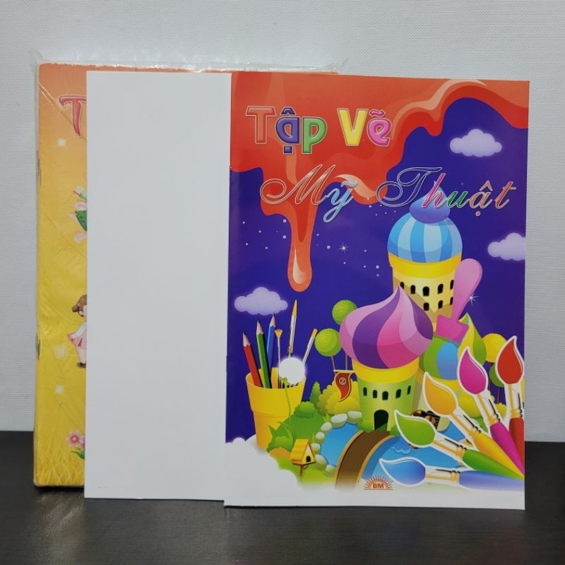 ✅️ Vở mỹ thuật 20 trang cho trẻ tha hồ vẽ vời