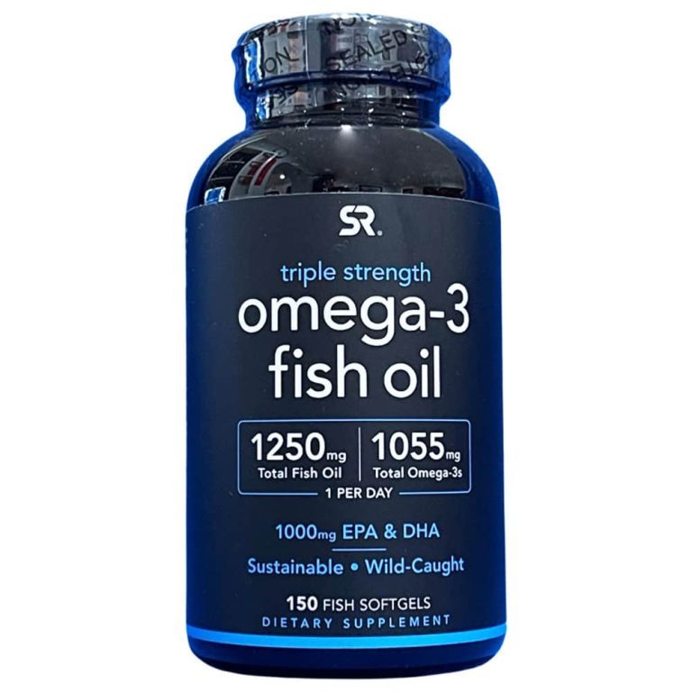 Dầu cá SR Triple Strength Omega-3 Fish Oil 150 Softgels