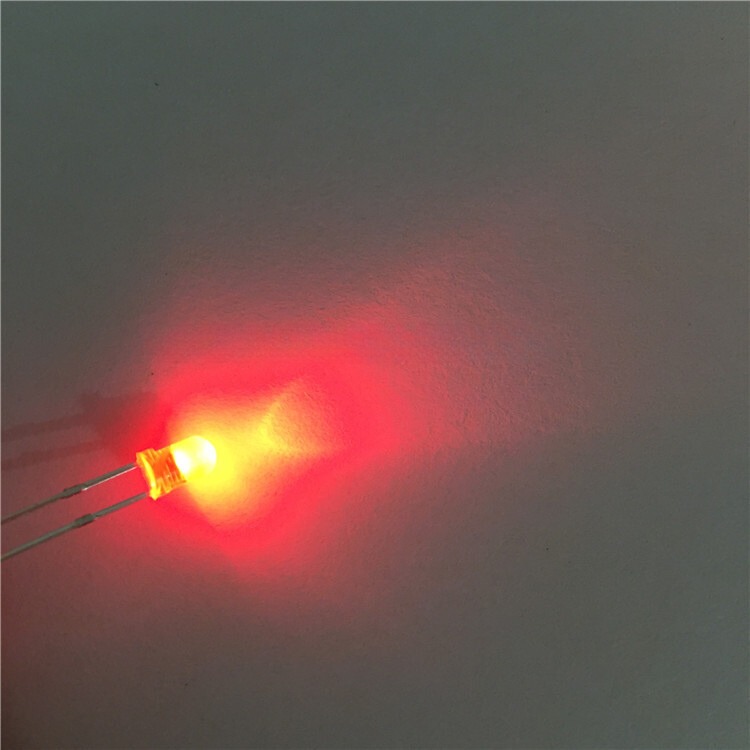 10 BÓNG LED ĐỎ 3MM/F3 - LED phát sáng đỏ ánh sáng đỏ LK0621