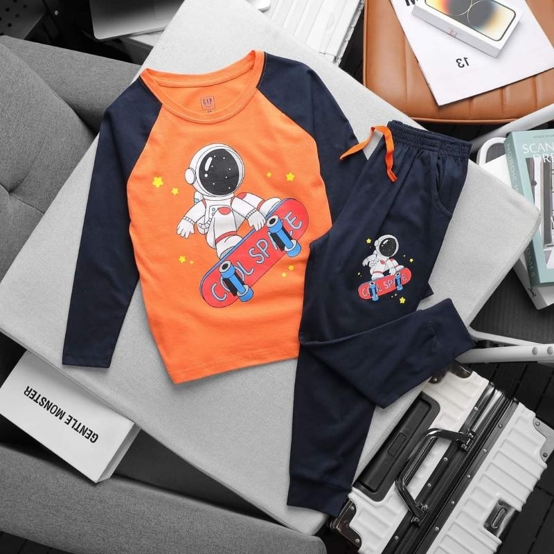 Bộ cotton size nhí bé trai 12-27kg