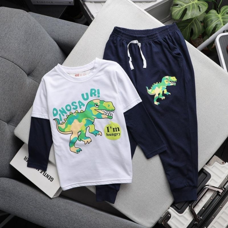 Bộ cotton size nhí bé trai 12-27kg