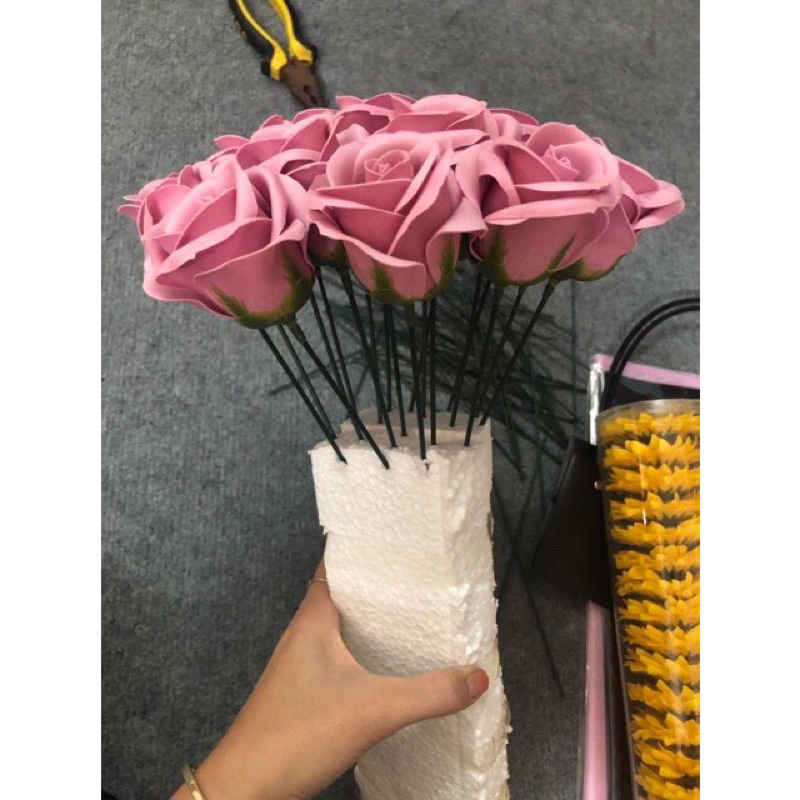 Cành kẽm cắm hoa sáp, hoa giấy , hoa nhựa , trang trí nhà cửa cổng hoa dài 40cm