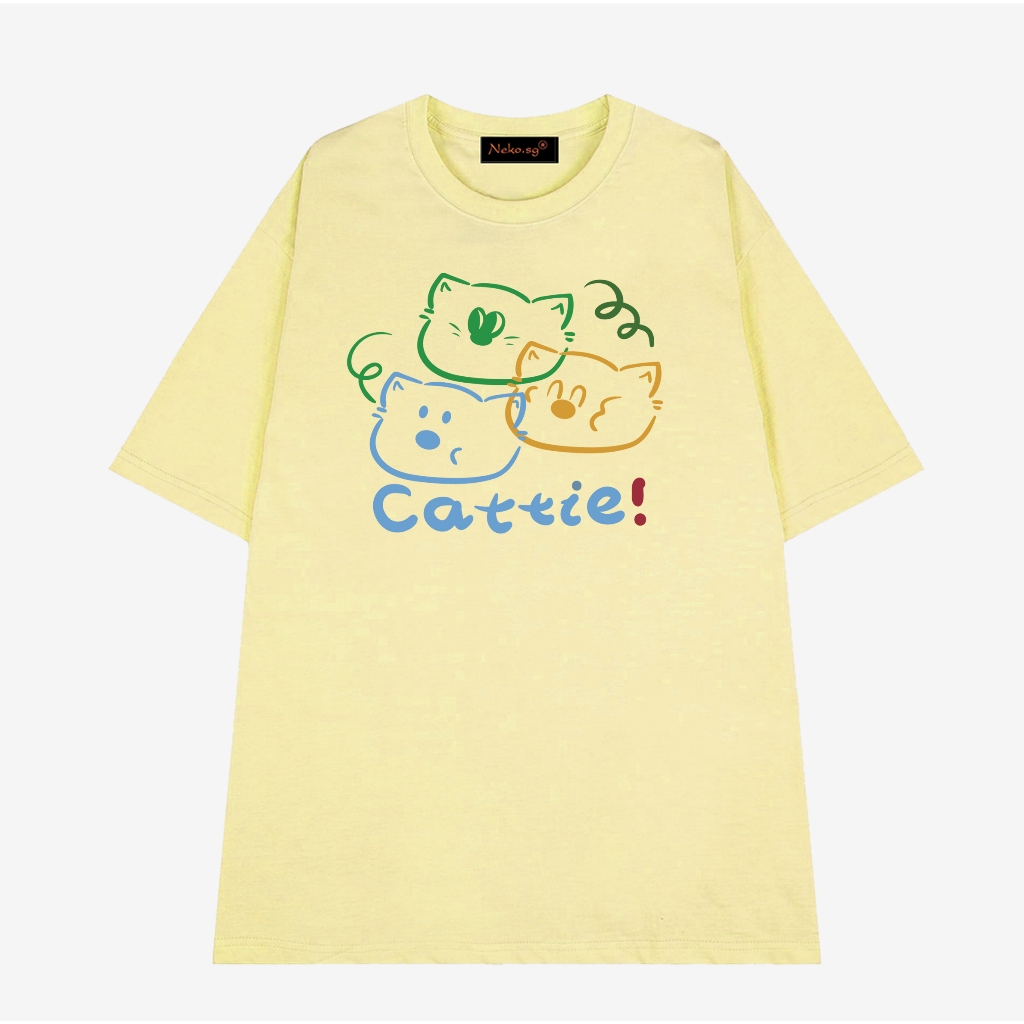 Áo thun tay lỡ form rộng unisex Neko.sg ATL442