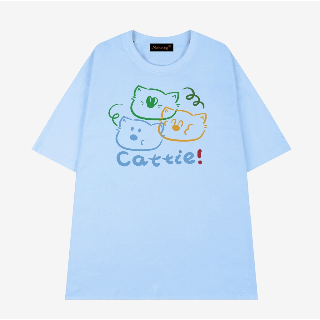 Áo thun tay lỡ form rộng unisex Neko.sg ATL442