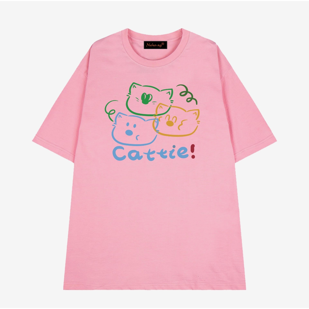 Áo thun tay lỡ form rộng unisex Neko.sg ATL442