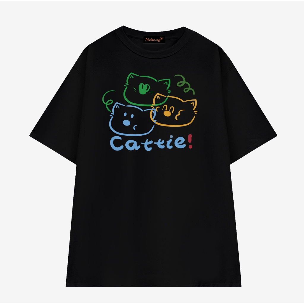 Áo thun tay lỡ form rộng unisex Neko.sg ATL442