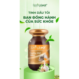 VIÊN UỐNG TINH DẦU TỎI GARLIC TĂNG ĐỀ KHÁNG SPRING LEAF 3000mg 365 VIÊN
