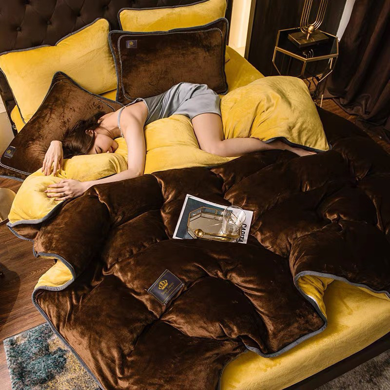 Chăn ga Nỉ nhung đơn sắc cá tính, full màu, đủ size theo yêu cầu