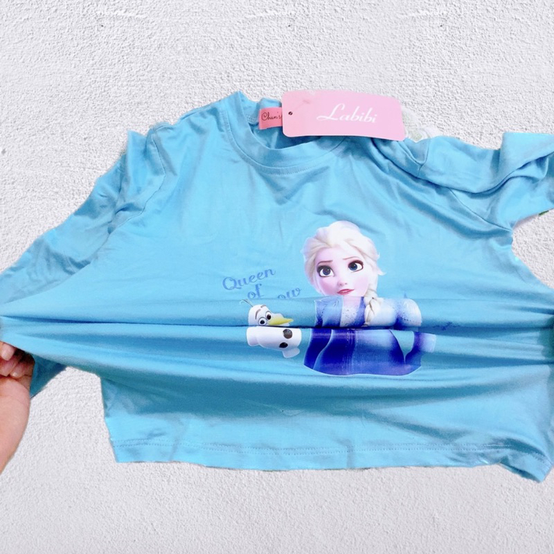 Bộ công chúa Elsa thu đông cho bé gái chất COTTON LẠNH